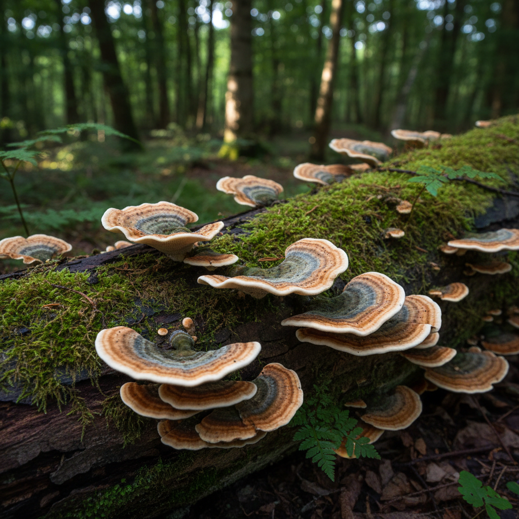 Wild Turkey Tail Mushrooms
