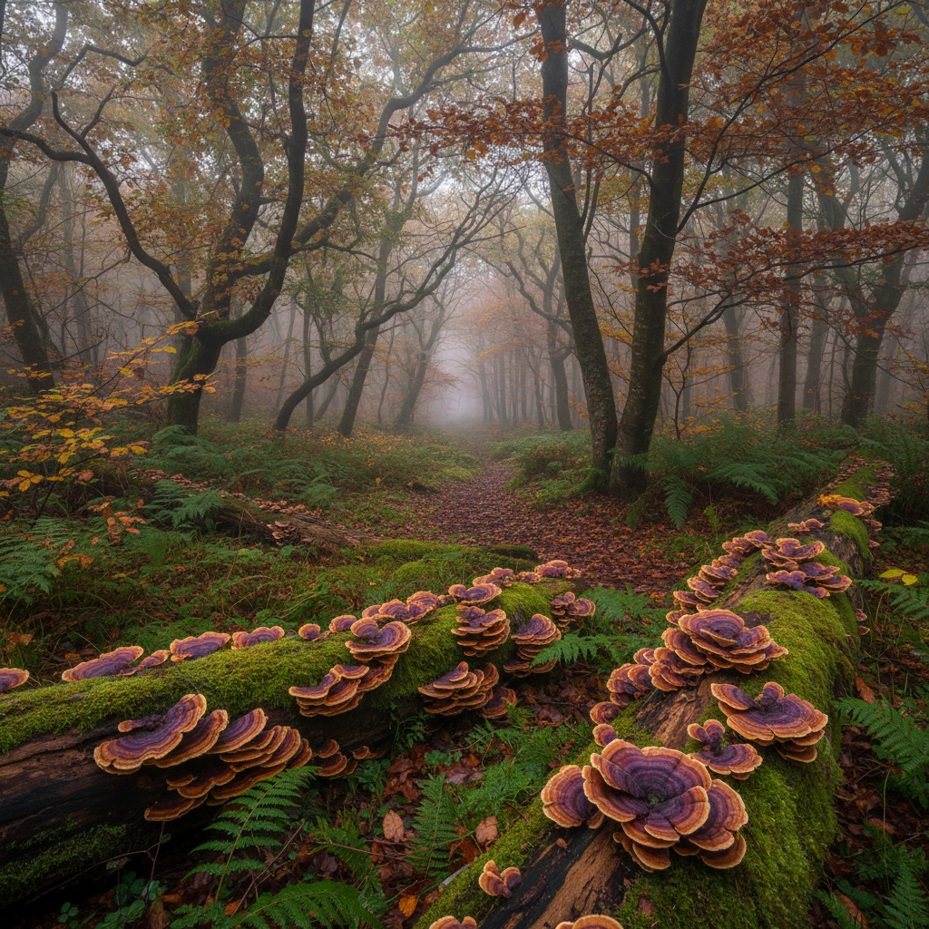 Turkey Tail in Irish Forest