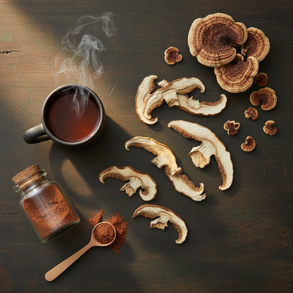 Turkey Tail Tea and Powder